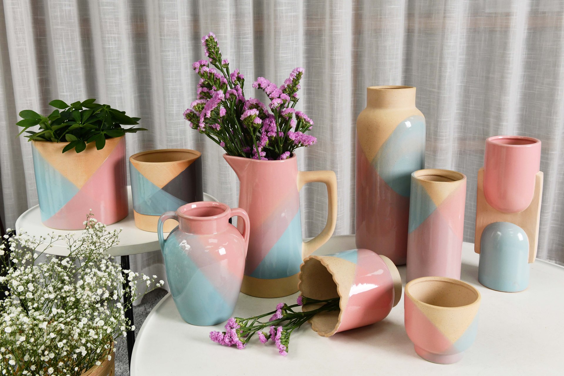 Cheapest High Quality Customizable Indoor Ceramics Stoneware Flower Pot