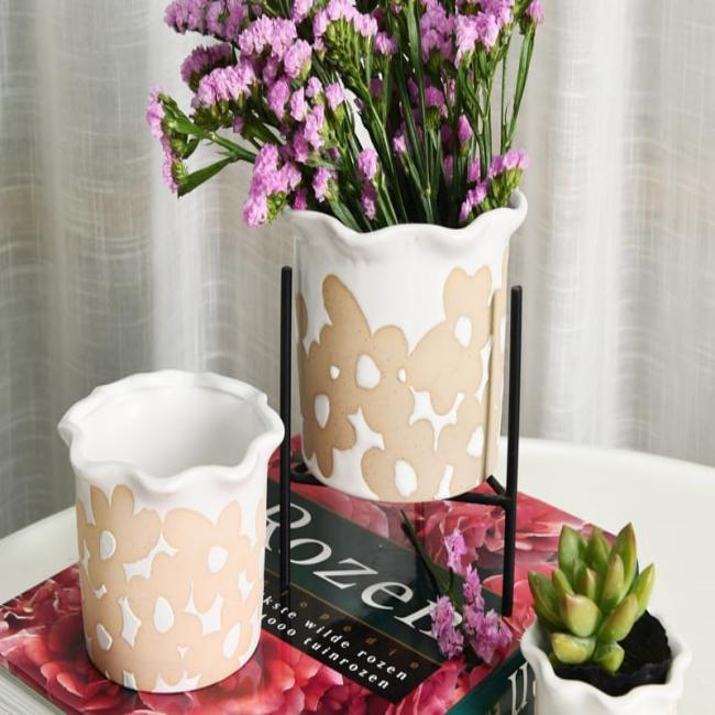 Home Garden Succulent Flower Pot Wholesale Ceramic Planter