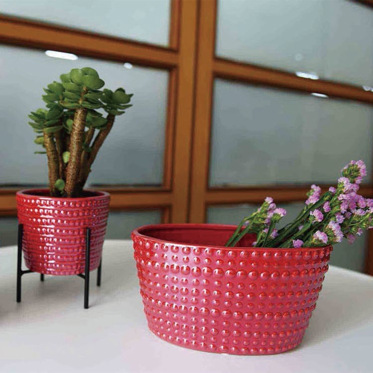 Custom High Quality Pottery Garden Pot Flower Ceramic Planter