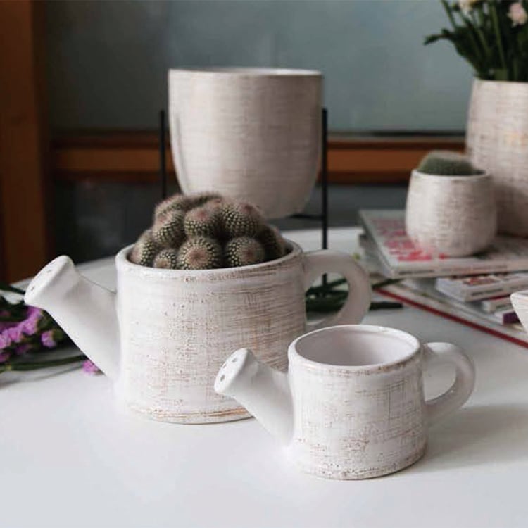 Custom Indoor Plant Pots Ceramic Planter Multiple Shape