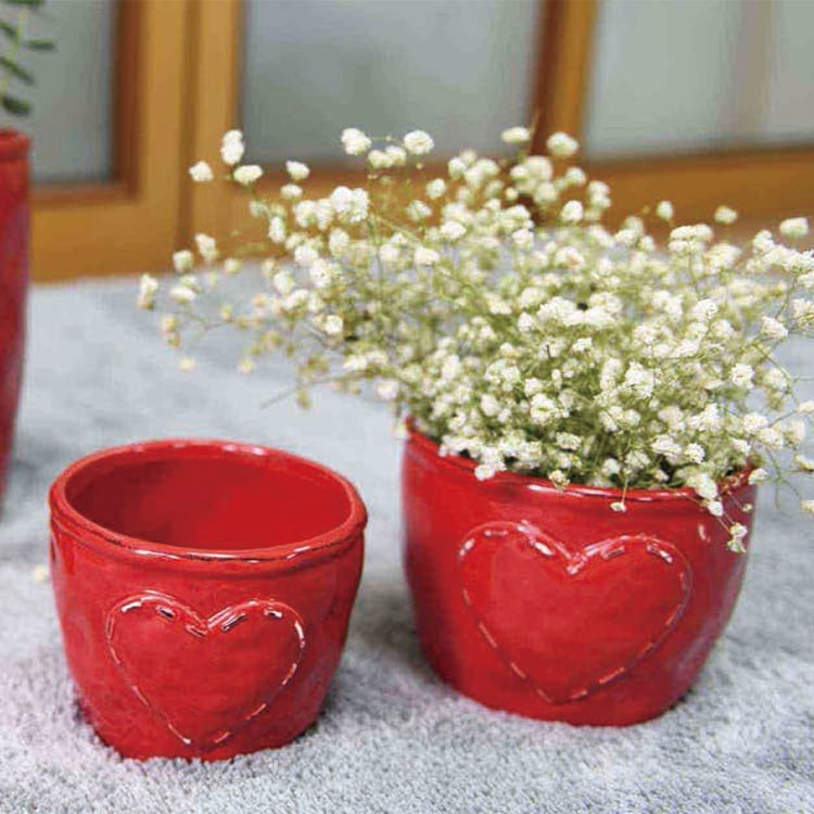 Colorful Printing Home Decoration Pet Flower Pot  Ceramic Planter