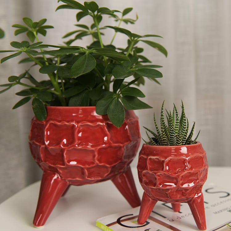 Outdoor Glazed Flower Plant Pot Pots Succulent Plants Ceramic Planter