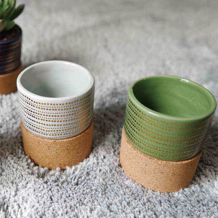 New Design Round Indoor Ceramic Planter Pot