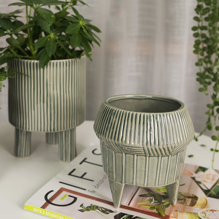 Best selling most popular simple vintage succulent ceramic flower pot