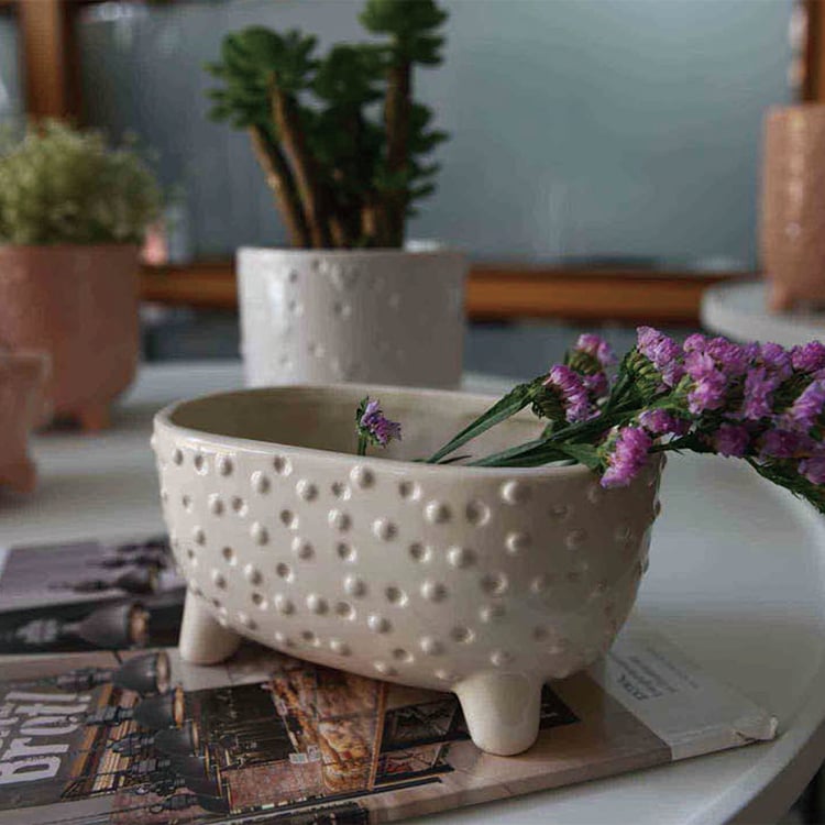Ceramic Mounting Planter Pot Decal Flower Pots For Home Decor
