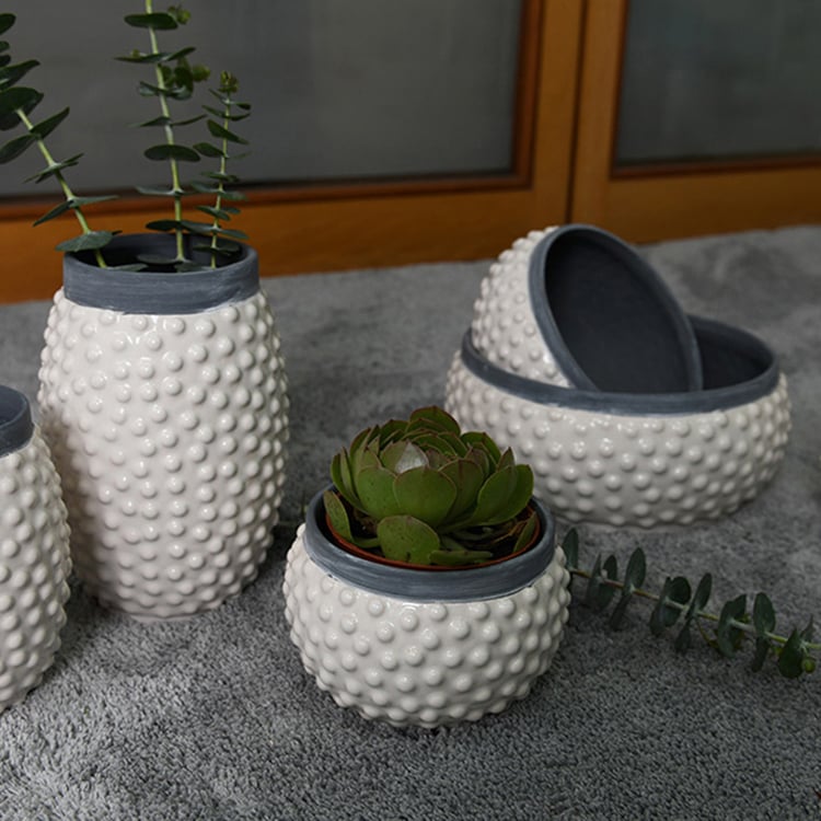 Most Popular Chines Vintage Succulent White Ceramic Planter Pots