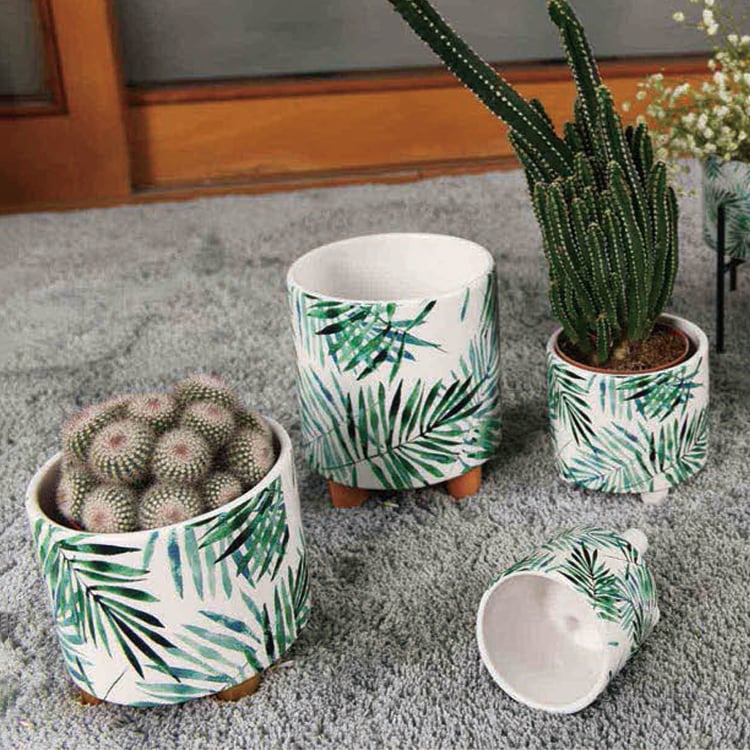 Custom High Quality Planter Small Round Ceramic Flower Pot