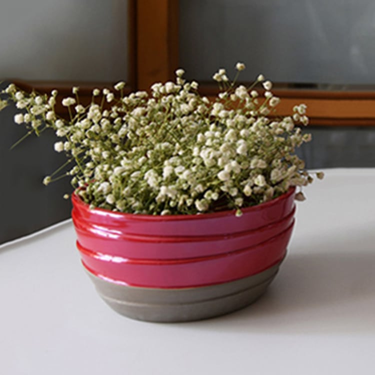 New High Quality Oval Shape Ceramic Glazed Flower Pot