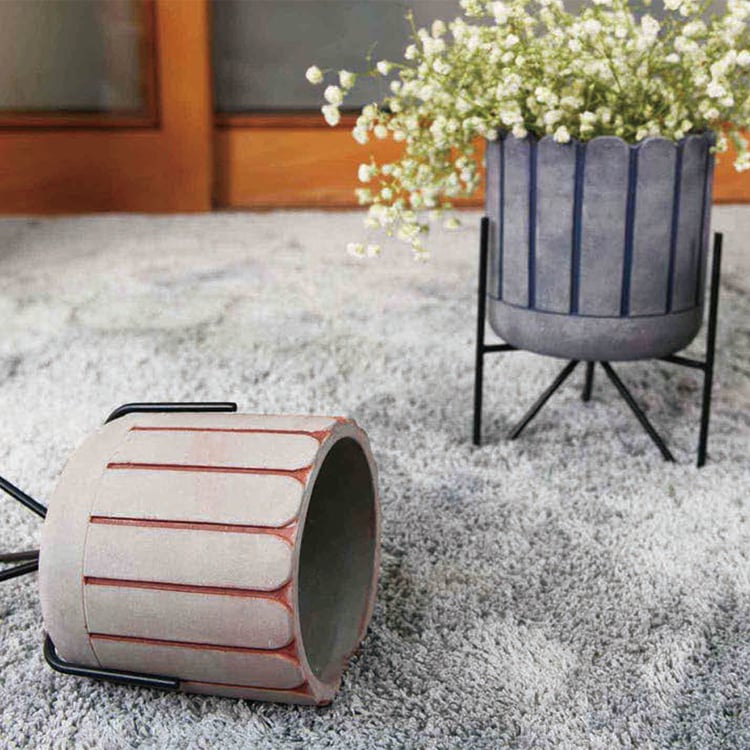 Hot Promotion Texture Cement Planter Mini Flower Pot