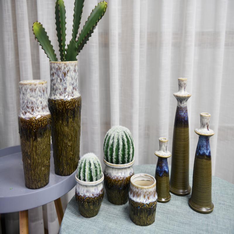 Bowl Shaped Hotel Indoor Decoration Flower Planter Vase