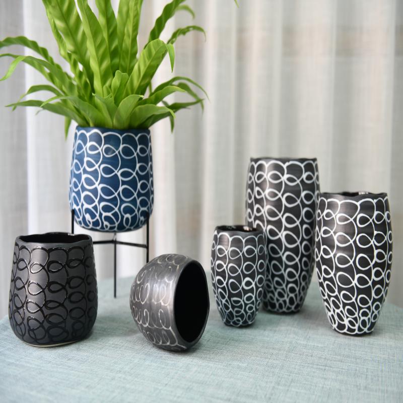 Bowl Shaped Decoration Flower Planter Pots