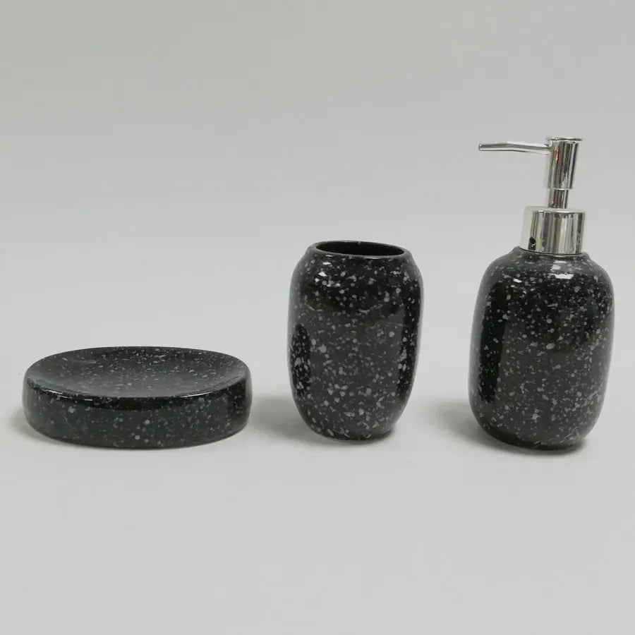 High Quality Glaze Ceramic Bathroom Set Luxury