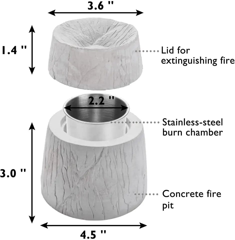 Hot Sale Fire Pit Lamp Fire Bio Fuel Tabletop Fireplace