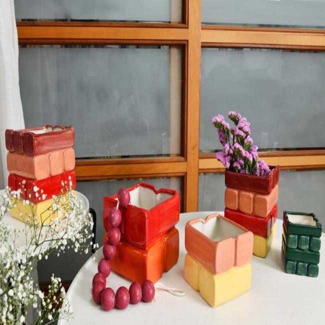 Hot Promotion Creative Big Garden Decor Ceramic Planter Pot