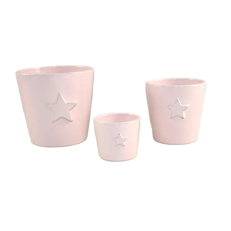 Nordic Plant Ceramic Planter Stand Decoration Garden Mini Flower Pot