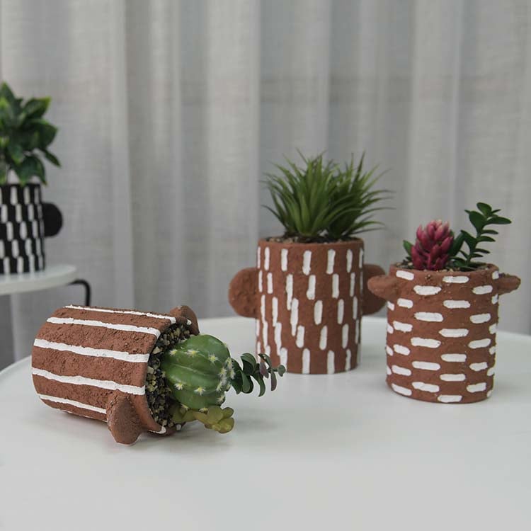 New Custom Garden Round Small Terracotta Planter Pot