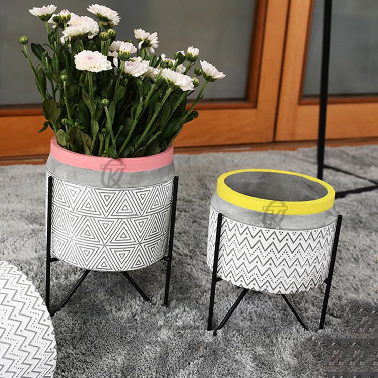 Concrete Pots Cement Flower Pot Design Nordic Simple