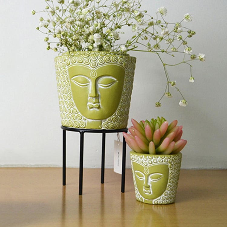 Hot Promotion Art Round Light Weight Bulk Mini Cement Planter Flower Pot