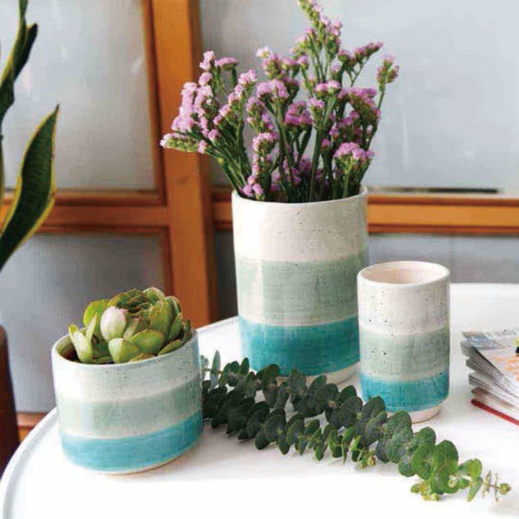 Ceramic Succulent Flower Pot For Plant Indoor And Outdoor