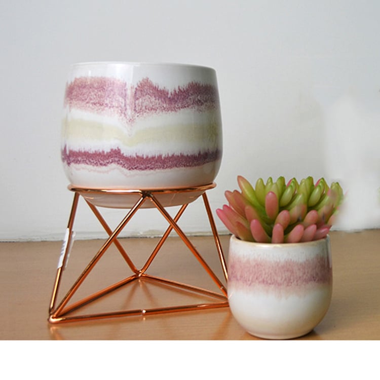 Chinese Blue And White Color Ceramic Planter Flower Pot