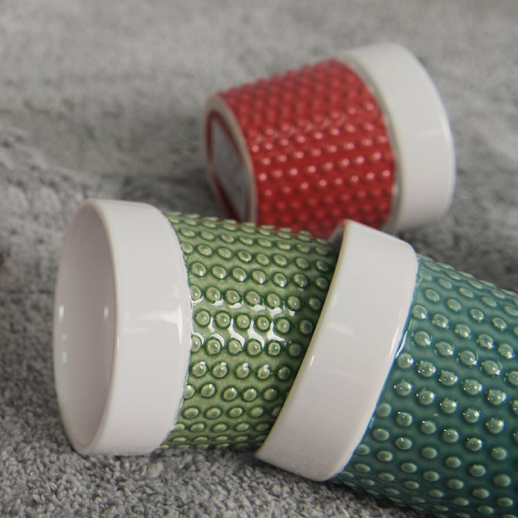 Small Light Cup Shaped Succulent Ceramic Planter Flower Pot
